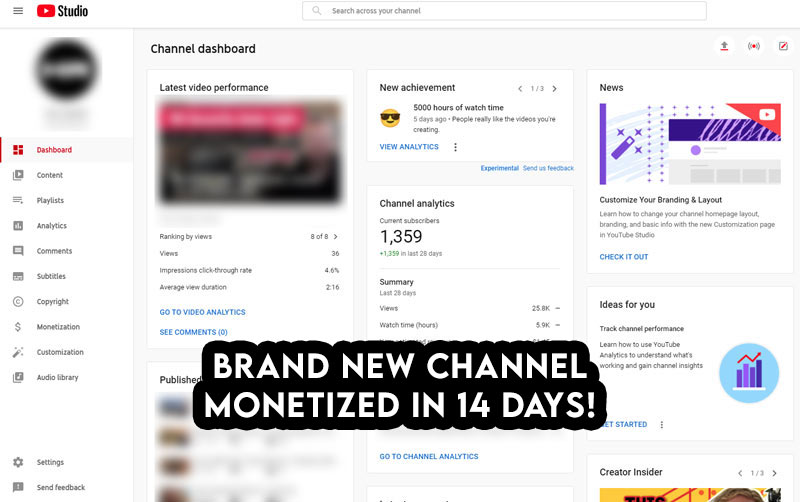 YT Marketer Monetize YouTube Channel